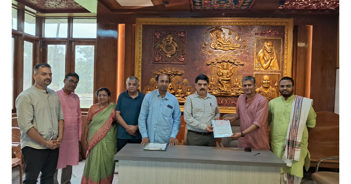 MoU with Sri Chandrasekharendra Saraswathi Viswa Mahavidyalaya, Kancheepuram