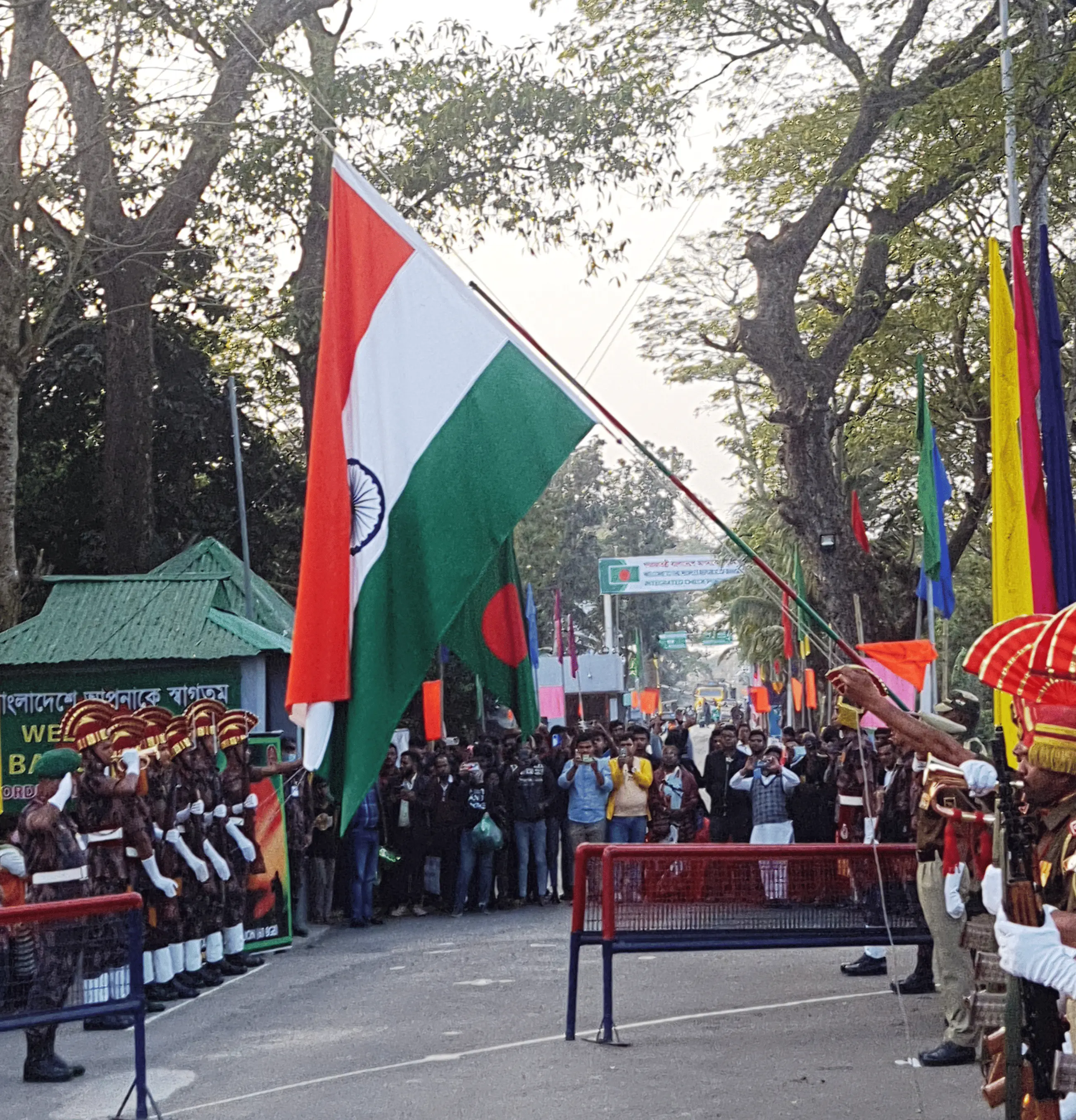 Akhaura Border Parade 