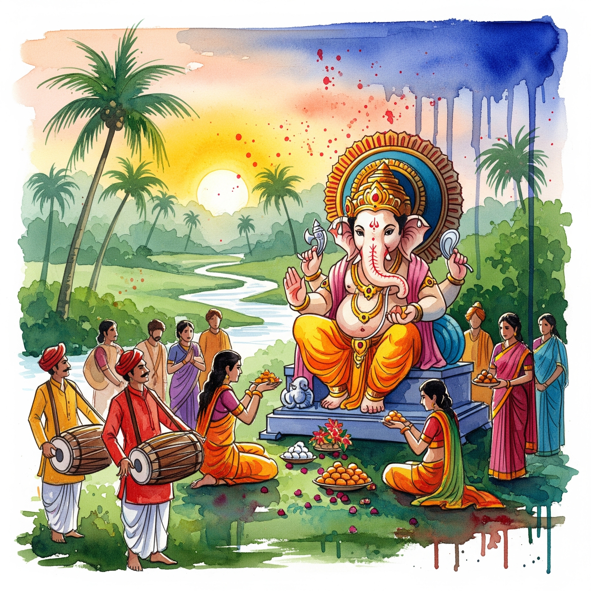 Gaṇeśa Caturthī - Śrī Gaṇeśa visits our homes!