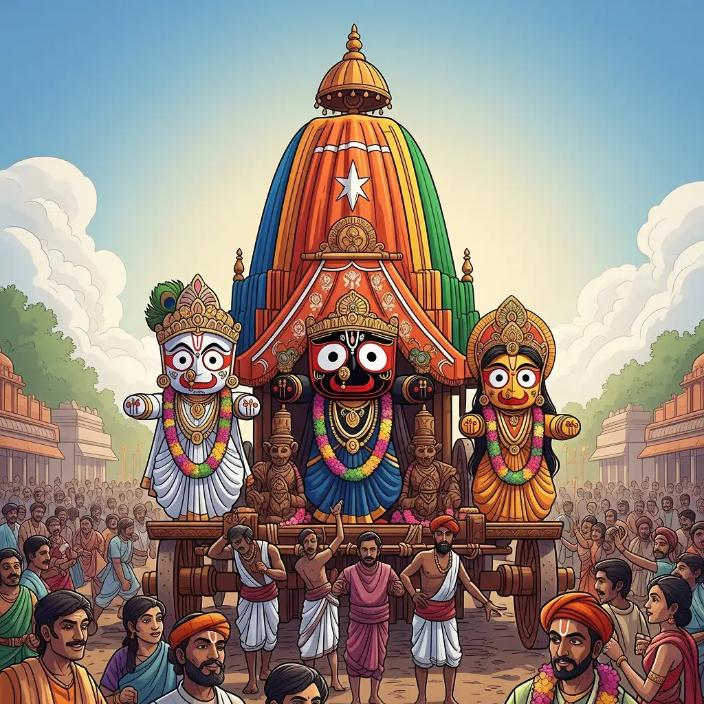 The Jagannātha Yātrā