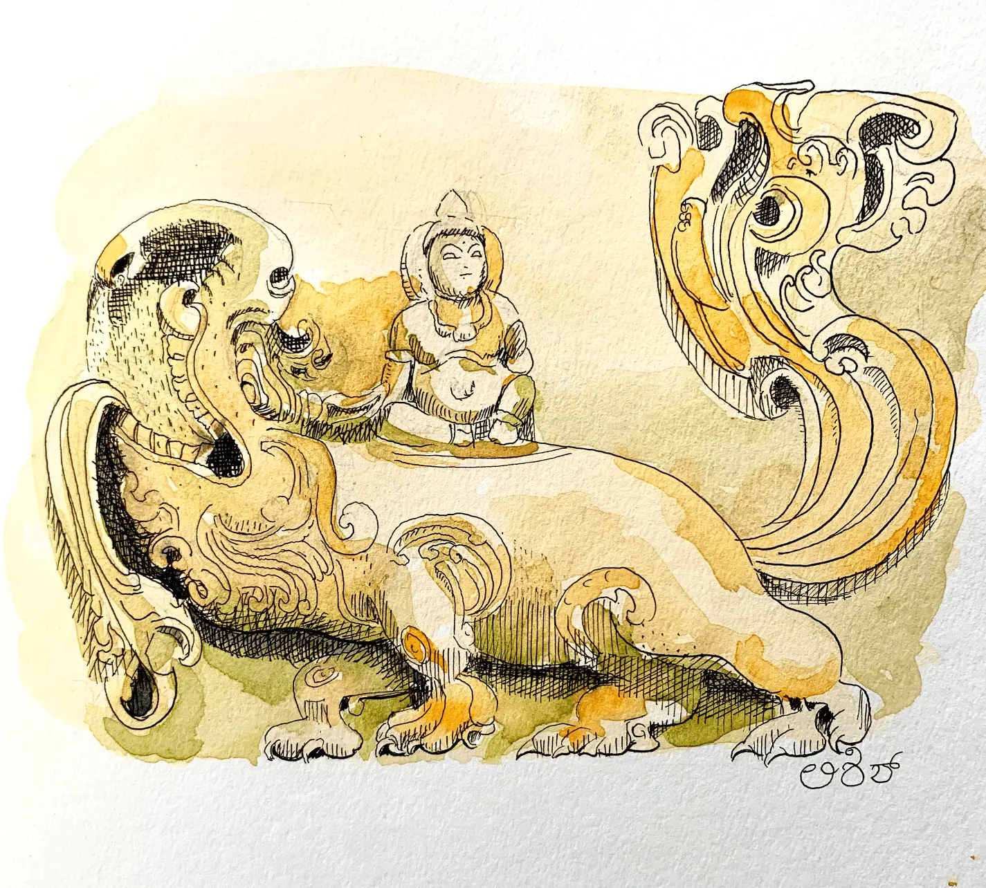 Artwork Inspired by the Hoysala Temples