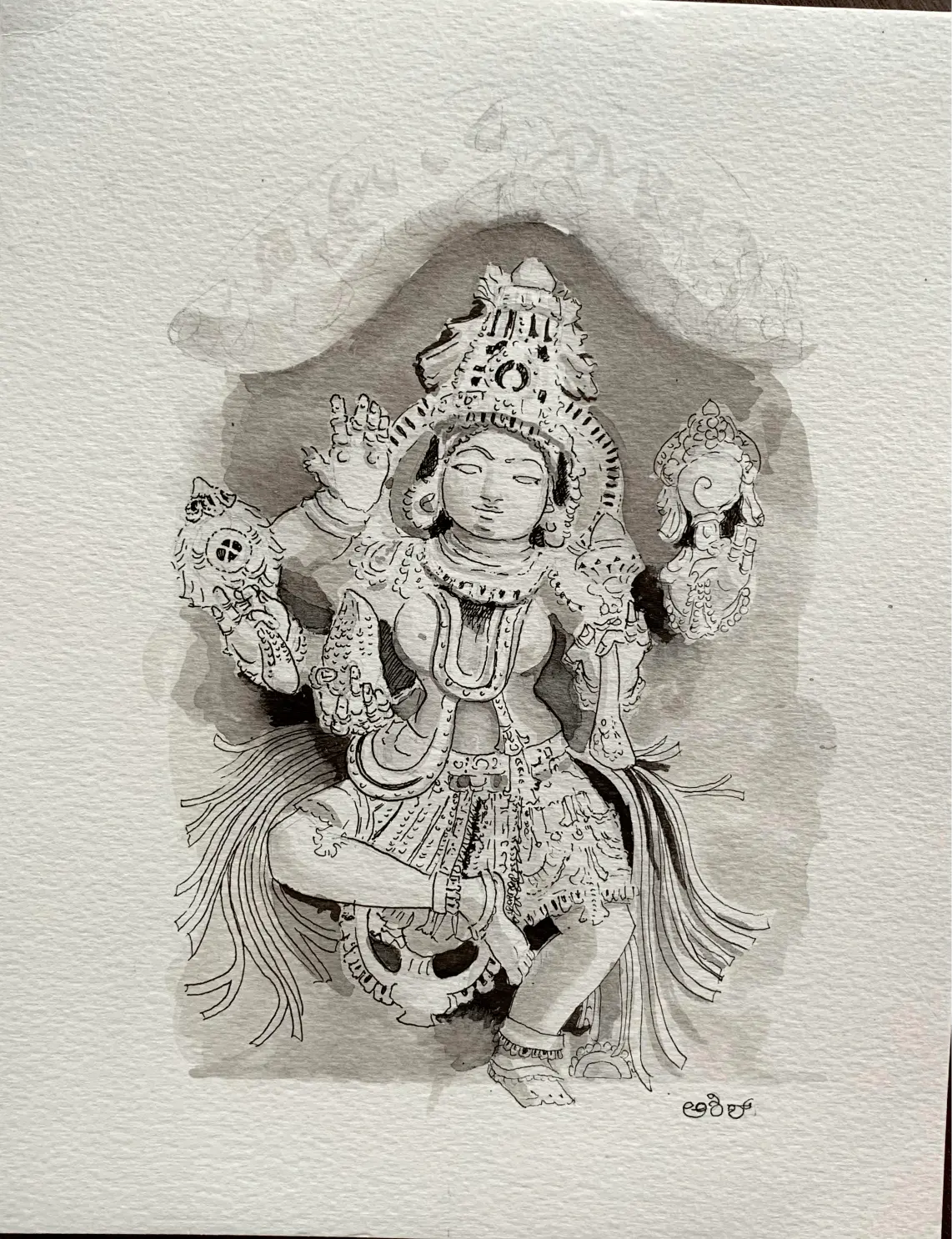 Artwork Inspired by the Hoysala Temples